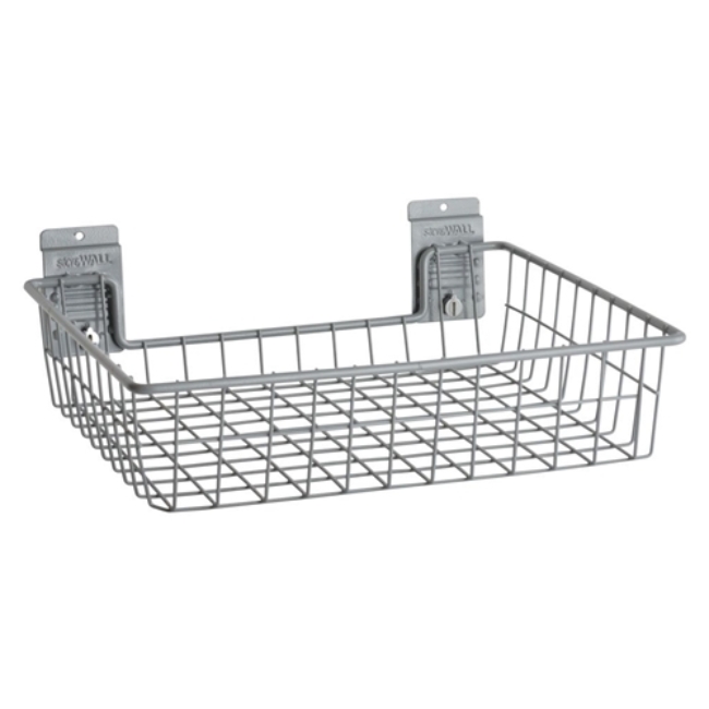 Picture of Square Shallow Wire Basket for storeWALL Slatwall