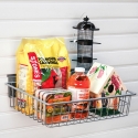 Picture of Square Shallow Wire Basket for storeWALL Slatwall