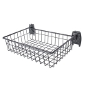 Picture of Heavy Duty Shallow Wire Basket for Slatwall Wall Organizers