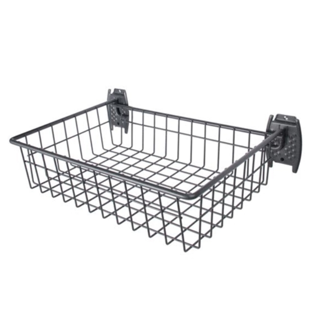 Picture of Heavy Duty Shallow Wire Basket for Slatwall Wall Organizers