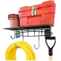 Picture of Wall Shelf with Hooks for Slatwall Wall Organizers
