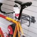 Picture of Wall Mount Bike Rack and Basket for Slatwall Wall Organizers
