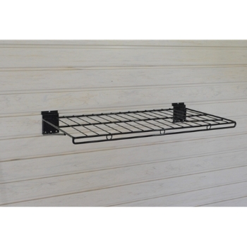 Picture of 24 inch x 12 inch Large Wire Shelf for Slatwall Storage