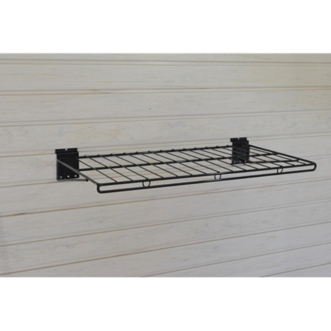 Picture of 24 inch x 12 inch Large Wire Shelf for Slatwall Storage