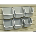 Picture of Small Parts Storage -  (6 pcs set) Reach-In Bin Storage Kit 