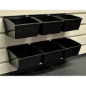 Picture of Small Parts Storage - (6pcs set) Reach-In Bin Standard for Slatwall