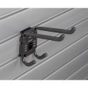 Picture of Double Utility Locking Hook Organizer for Slatwall Wall Storage