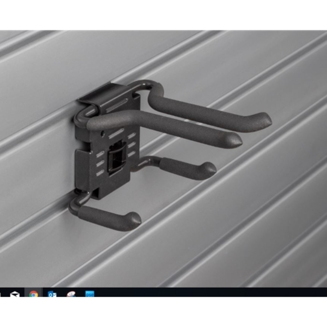 Picture of Snow Ski Hook Locking Organizer for Slatwall Wall Storage