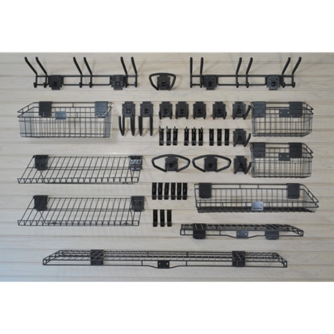 Picture of Deluxe Slatwall  Locking Hook - Shelf Accessory 46 piece Kit