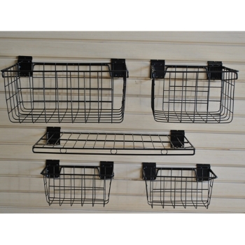 Picture of Hold It Storage Shelf and Basket 5 pcs Kit for Slatwall 