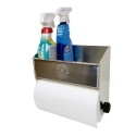Picture of Aluminum Cleanup Shelf and Paper Towel Dispenser