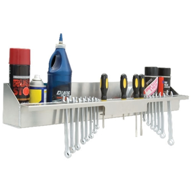 Picture of Aluminum Hand Tool Holder - Aerosol Can Rack Organizer
