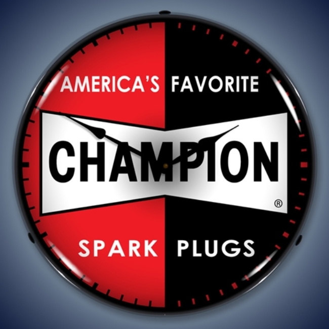 Picture of Champion Spark Plugs LED Backlit Clock