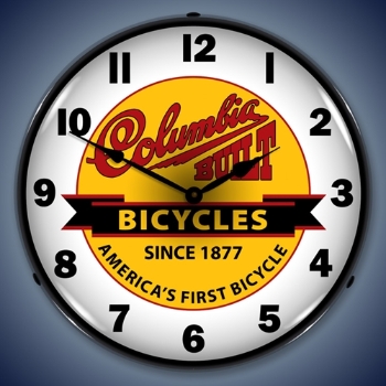 Picture of Columbia Bikes LED Backlit Clock