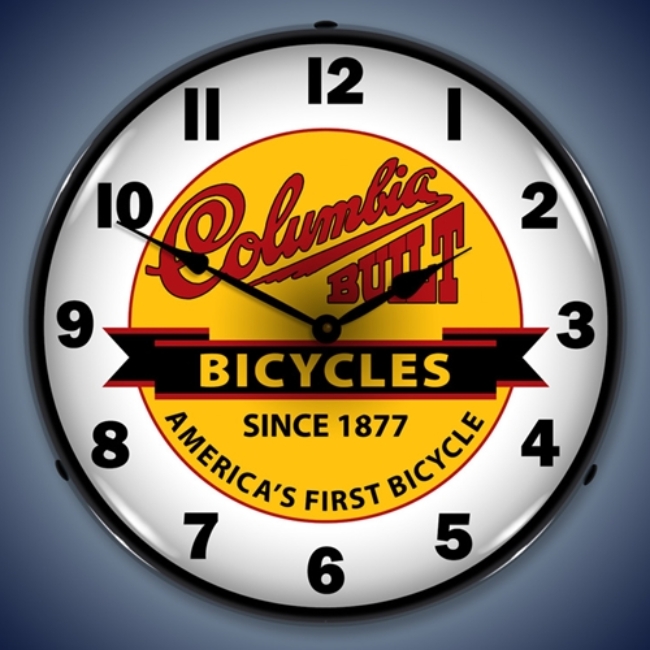 Picture of Columbia Bikes LED Backlit Clock