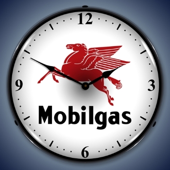 Picture of Mobilgas LED Backlit Clock