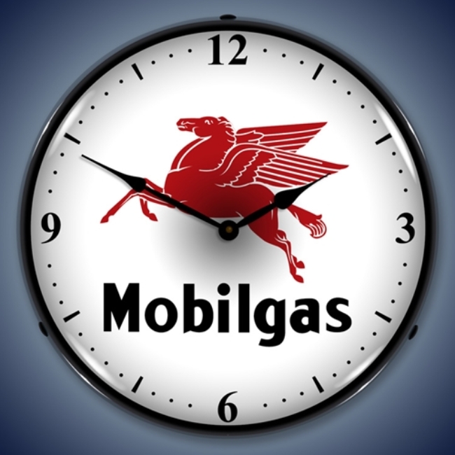 Picture of Mobilgas LED Backlit Clock