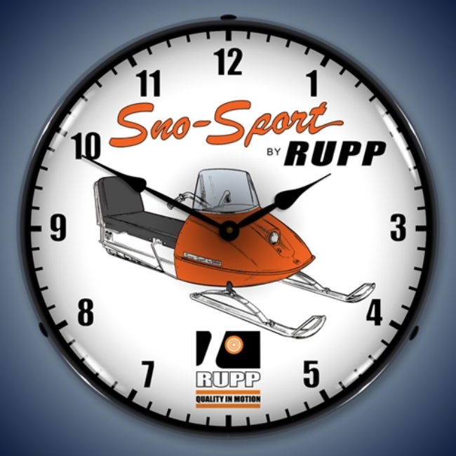 Picture of Rupp Snowmobile LED Backlit Clock