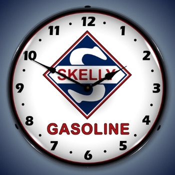 Picture of Skelly Gas LED Backlit Clock