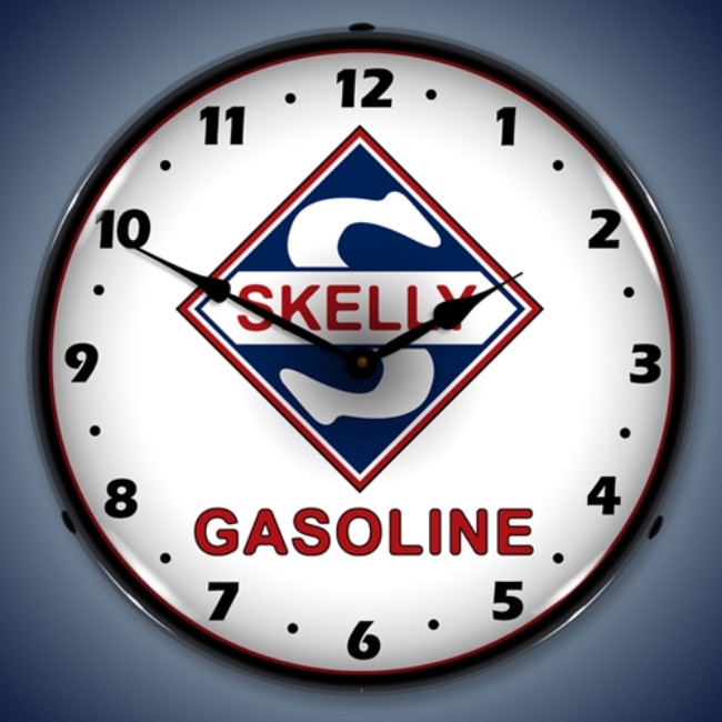 Picture of Skelly Gas LED Backlit Clock