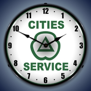 Picture of Cities Services LED Backlit Clock