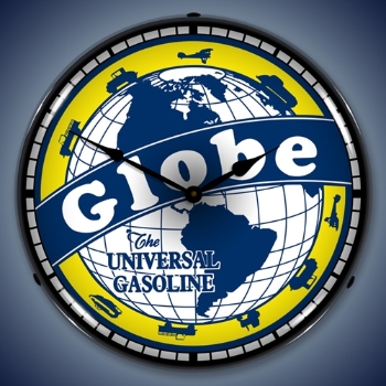 Picture of Globe Gas LED Backlit Clock