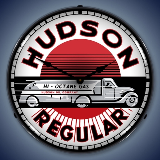 Picture of Hudson Gas LED Backlit Clock