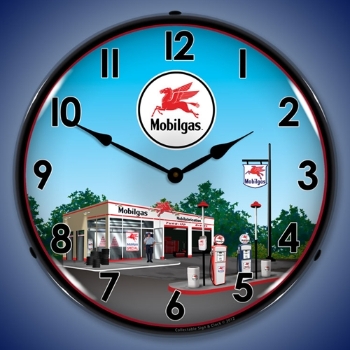 Picture of Mobil Station LED Backlit Clock
