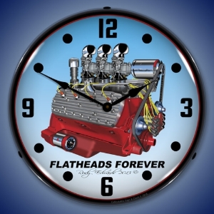 Picture of Flathead V8 LED Backlit Clock