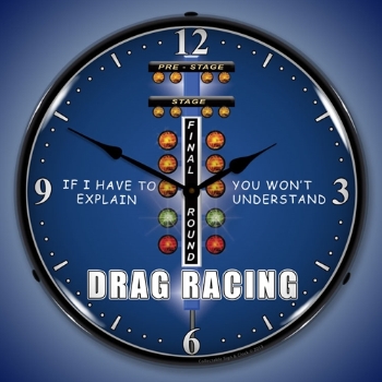 Picture of Drag Race LED Backlit Clock