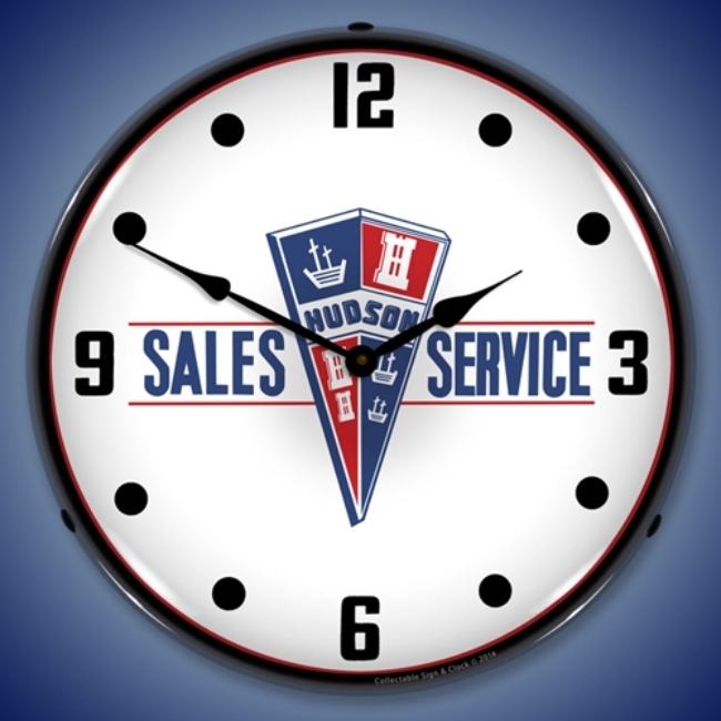 Picture of Hudson Sales and Service LED Backlit Clock