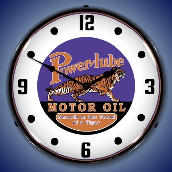 Picture of Powerlube Motor Oil LED Backlit Clock