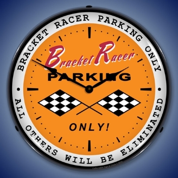 Picture of Bracket Racer Parking LED Backlit Clock