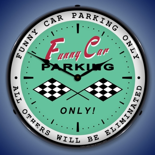 Picture of Funny Car Parking LED Backlit Clock