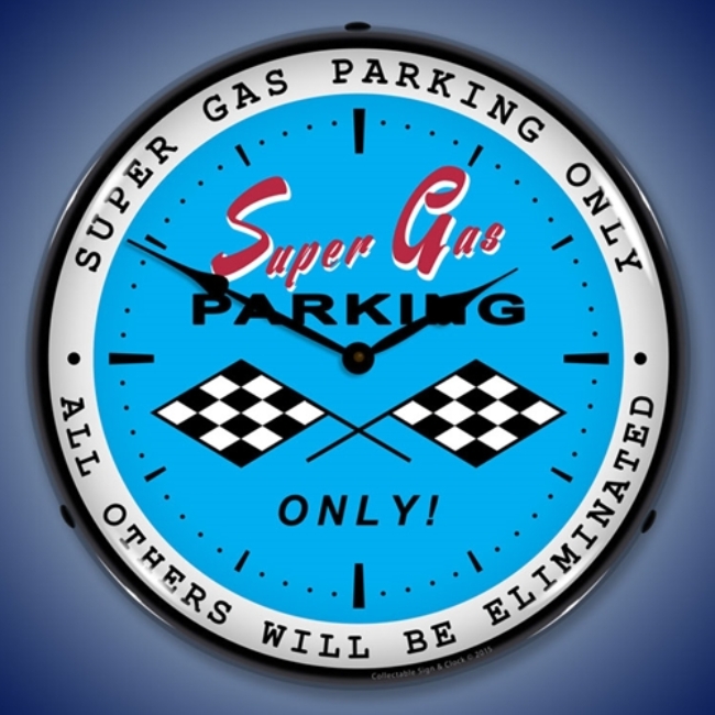 Picture of Super Gas Parking LED Backlit Clock