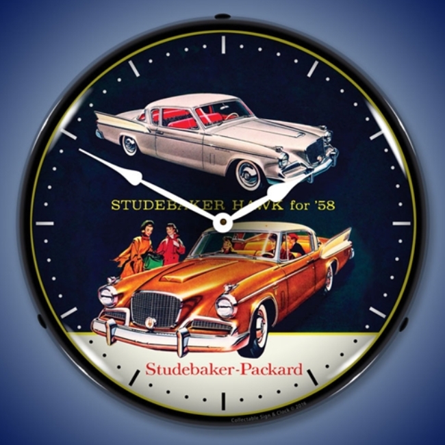 Picture of 1958 Studebaker Hawk LED Backlit Clock