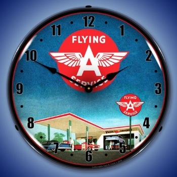 Picture of Flying A Service LED Backlit Clock
