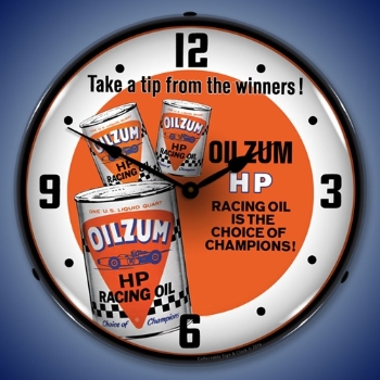 Picture of Oilzum HP Oil LED Backlit Clock