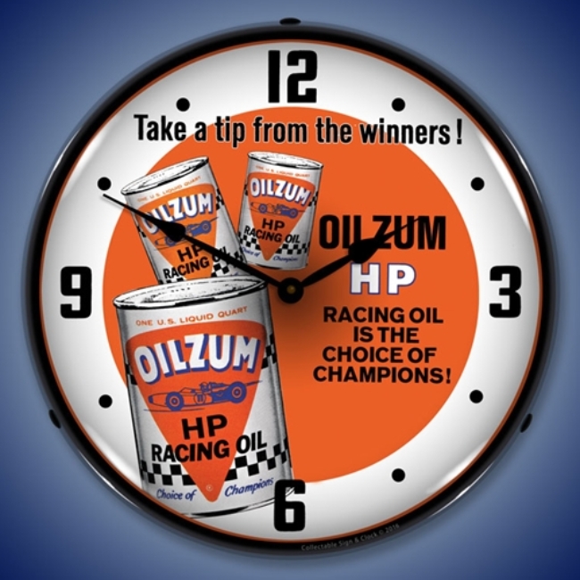 Picture of Oilzum HP Oil LED Backlit Clock
