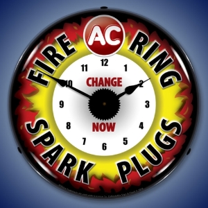 Picture of AC Fire Ring LED Backlit Clock