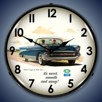 Picture of 1957 Bel Air Convertible LED Backlit Clock