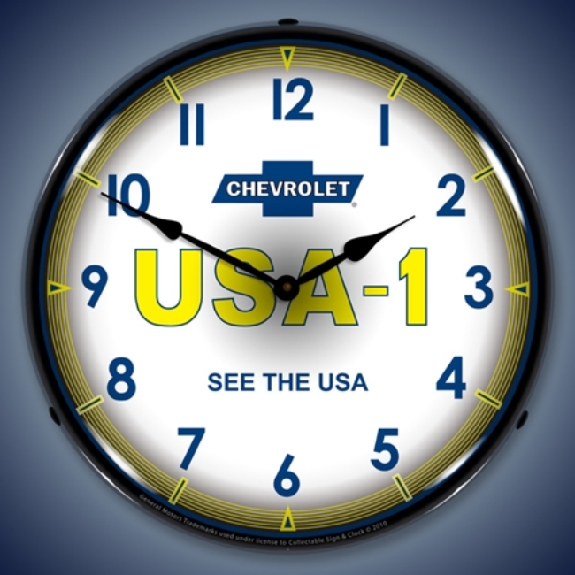 Picture of Chevrolet   USA1 LED Backlit Clock