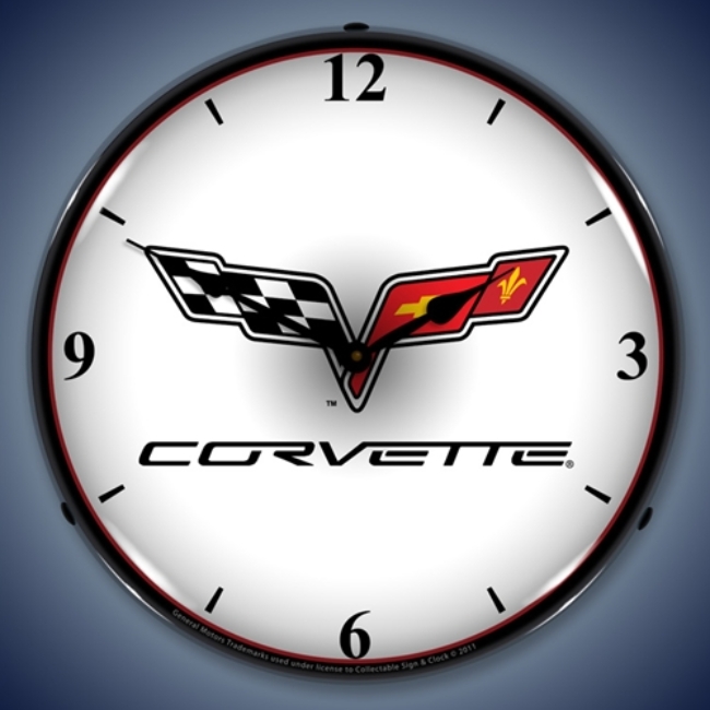 Picture of C6 Corvette LED Backlit Clock