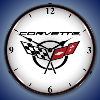 Picture of C5 Corvette 2 LED Backlit Clock