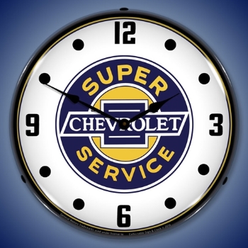 Picture of Chevrolet Super Service LED Backlit Clock