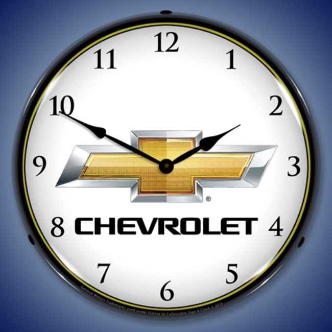 Picture of Chevrolet Bowtie LED Backlit Clock