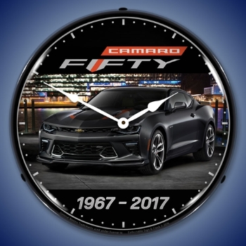 Picture of 2017 Camaro 50th LED Backlit Clock
