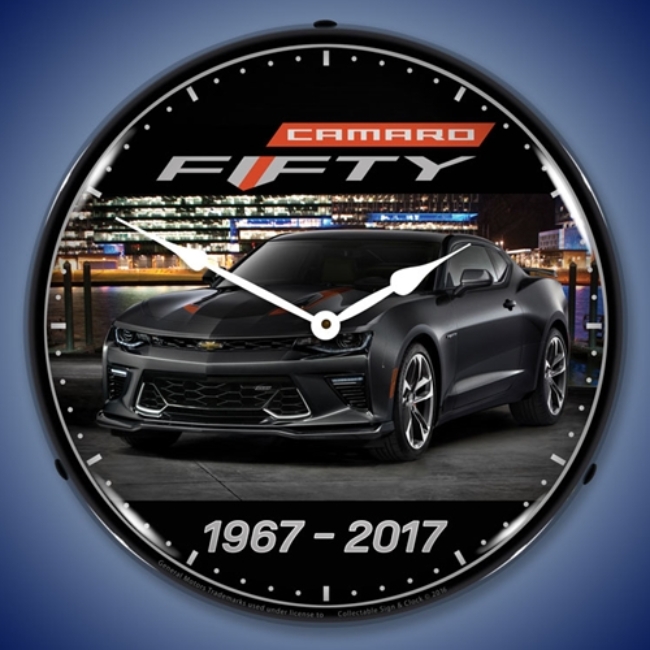 Picture of 2017 Camaro 50th LED Backlit Clock