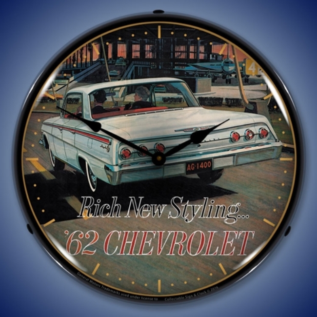 Picture of 1962 Chevrolet Impala LED Backlit Clock