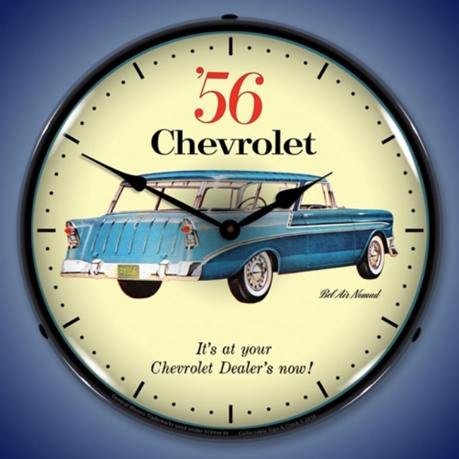 Picture of 1956 Chevrolet Nomad LED Backlit Clock